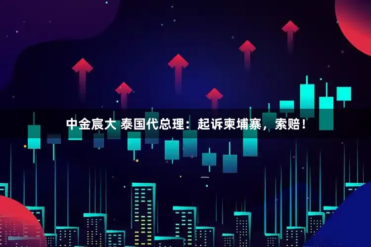 中金宸大 泰国代总理：起诉柬埔寨，索赔！