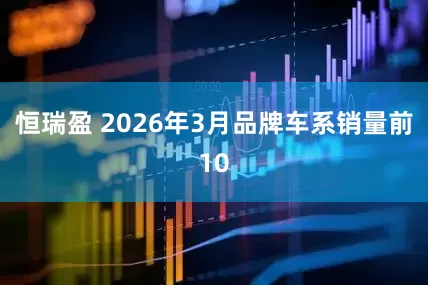 恒瑞盈 2026年3月品牌车系销量前10